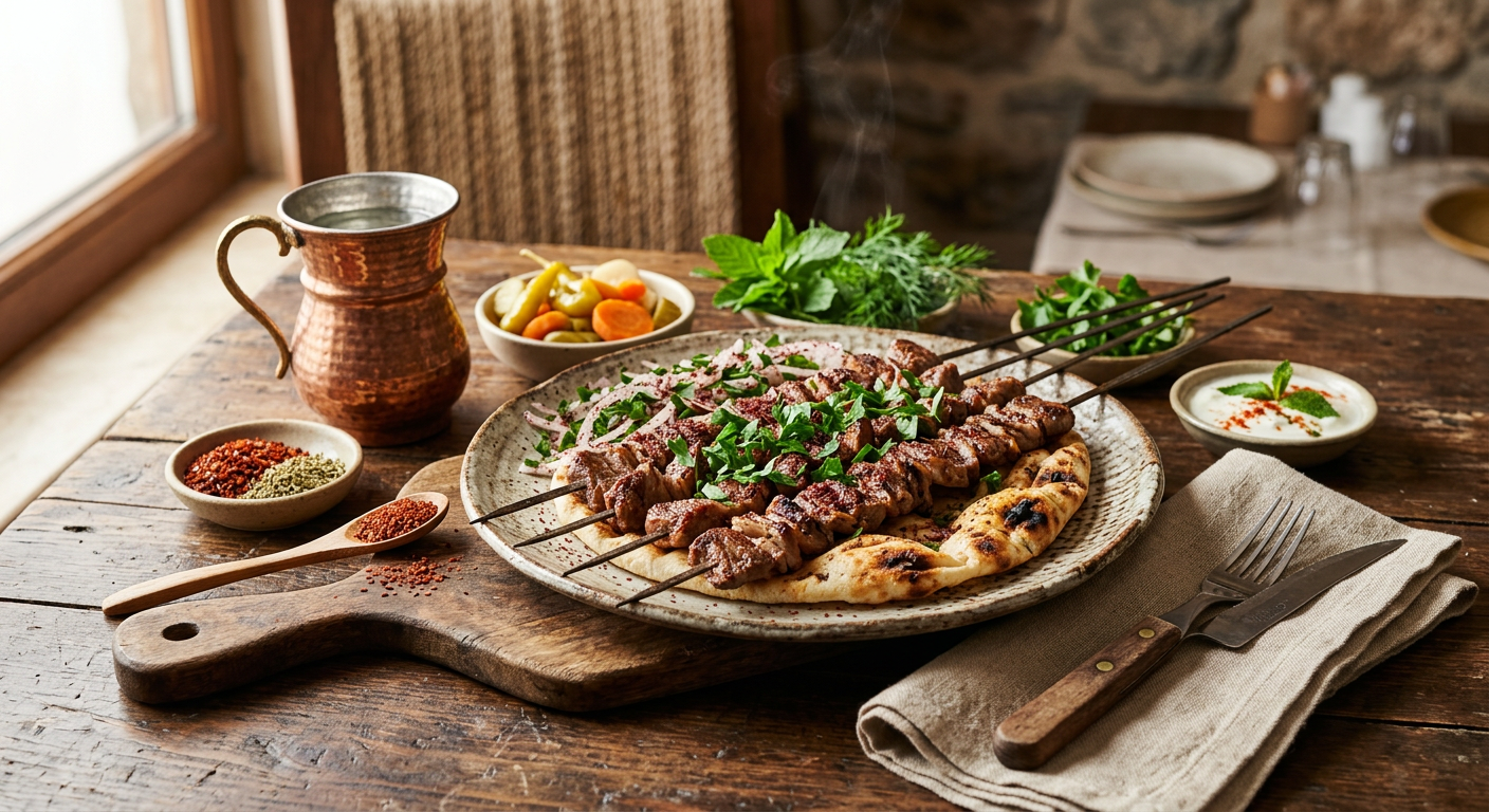 Cağ Kebabı (Artvin Usulü)