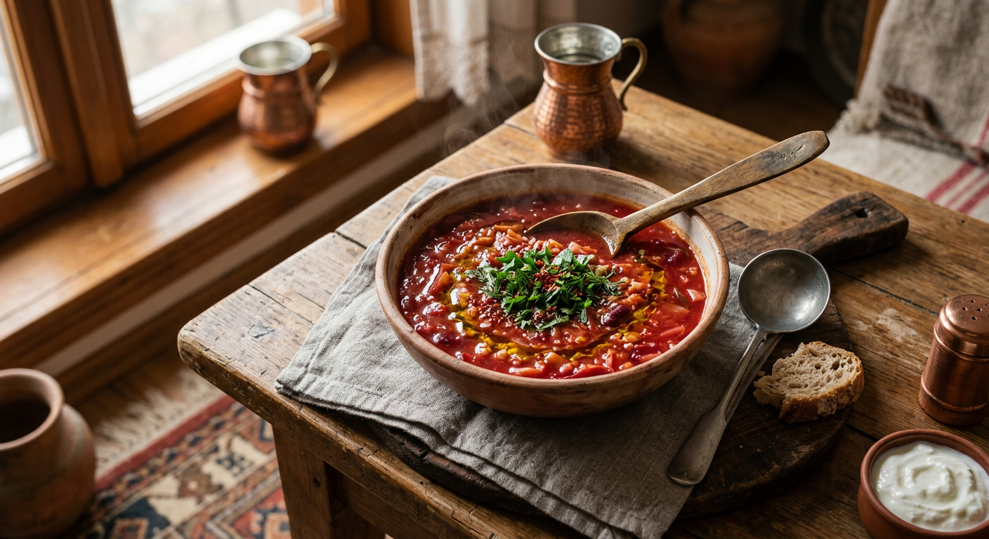 Ekşi Lahana (Pancar) Çorbası