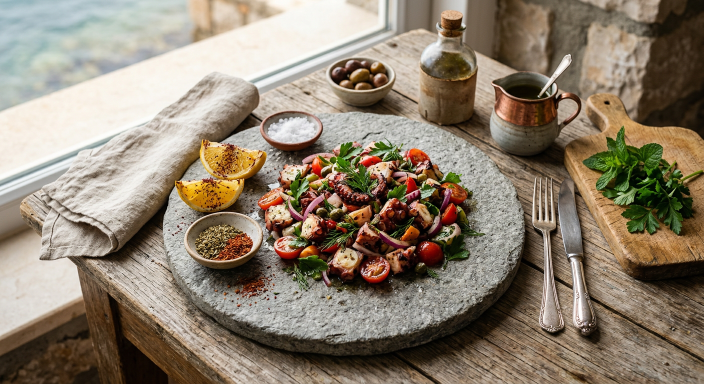 Ahtapot Salatası