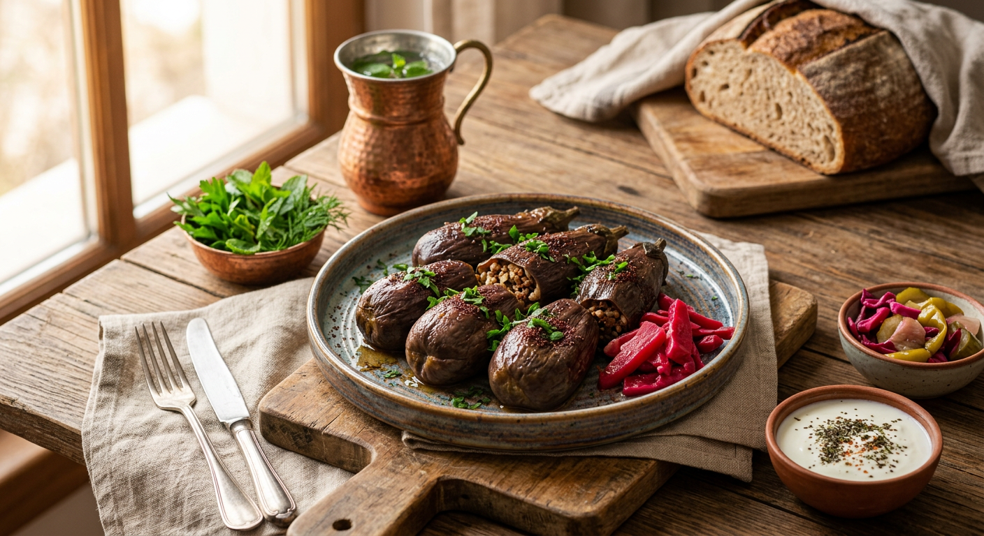 Milas Kuru Patlıcan Dolması